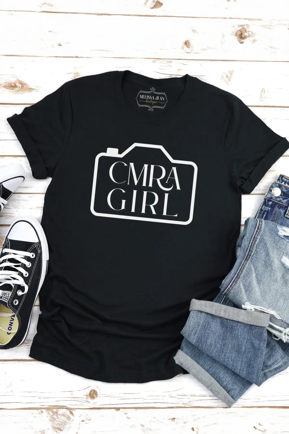 Camera Girl Tee - Clothing