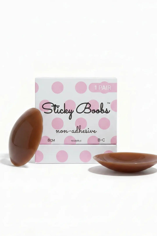 Sticky Boobs Non-Adhesive Silicone Nipple Covers – Reusable, No Glue