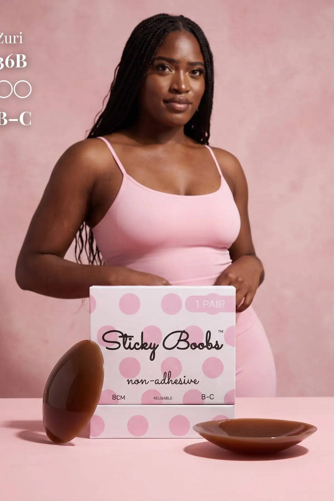Sticky Boobs Non-Adhesive Silicone Nipple Covers – Reusable, No Glue