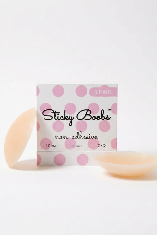 Sticky Boobs Non-Adhesive Silicone Nipple Covers – Reusable, No Glue