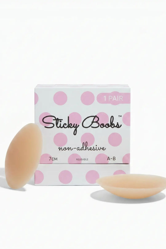 Sticky Boobs Non-Adhesive Silicone Nipple Covers – Reusable, No Glue