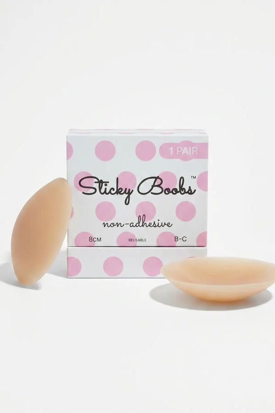 Sticky Boobs Non-Adhesive Silicone Nipple Covers – Reusable, No Glue