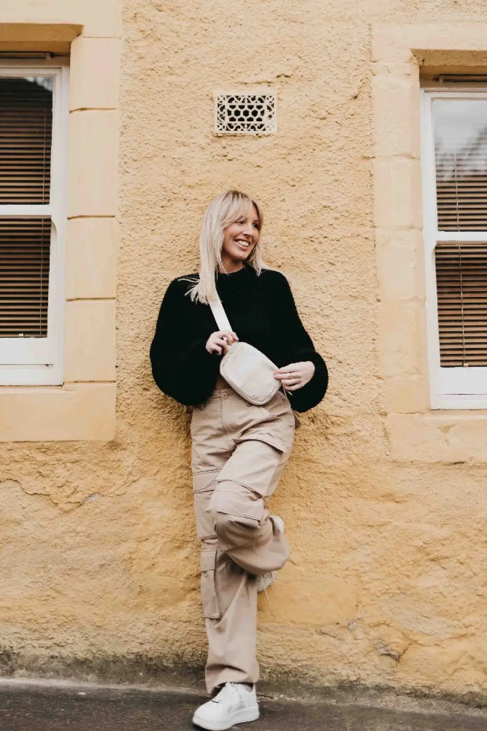 Nadya Nylon Bum Bag *AS SEEN IN ANTHROPOLOGIE* - Cream - Bum Bag