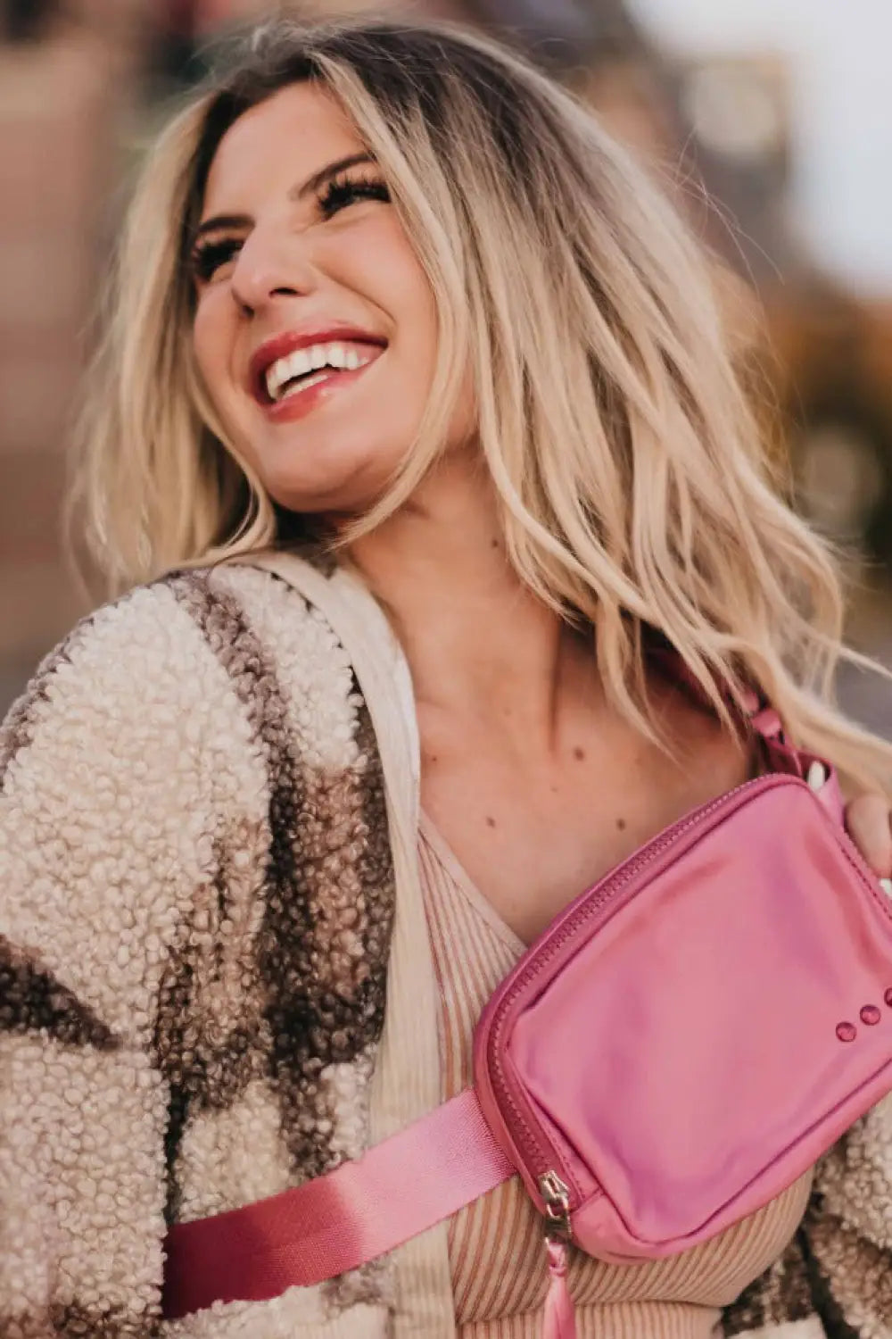 Nadya Nylon Bum Bag *AS SEEN IN ANTHROPOLOGIE* - Mauve - Bum Bag