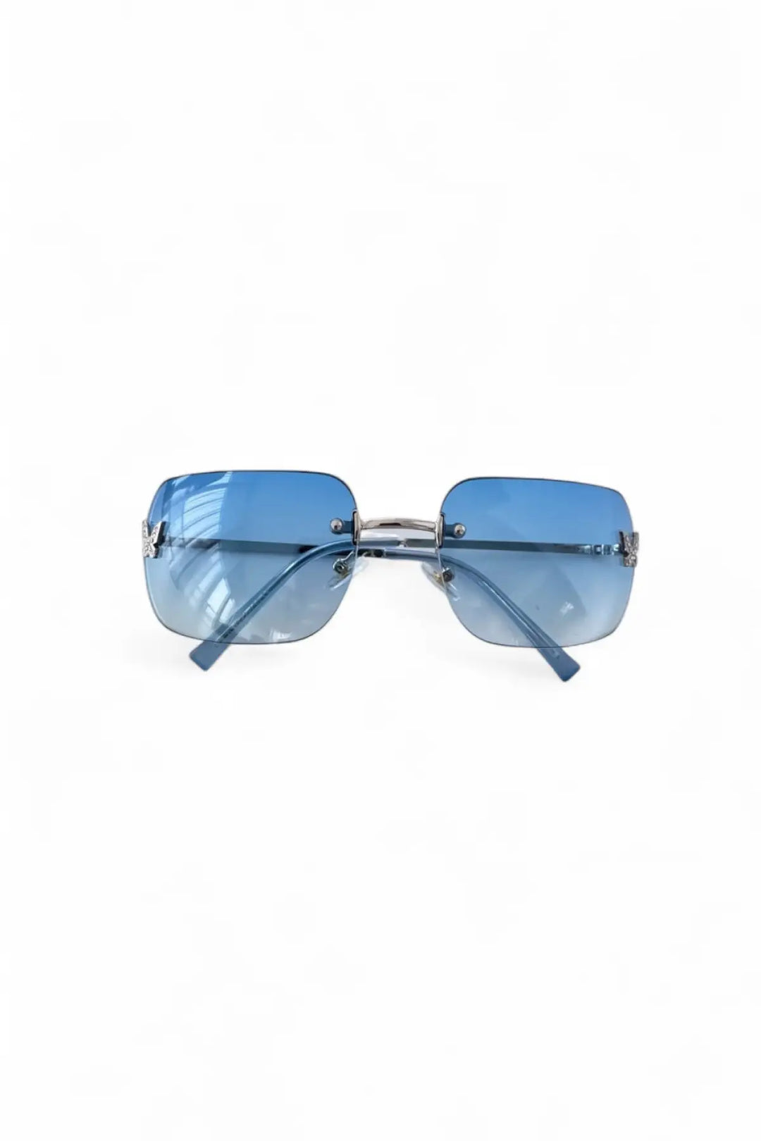 Papillon Black Sunglasses - Blue - sunglasses