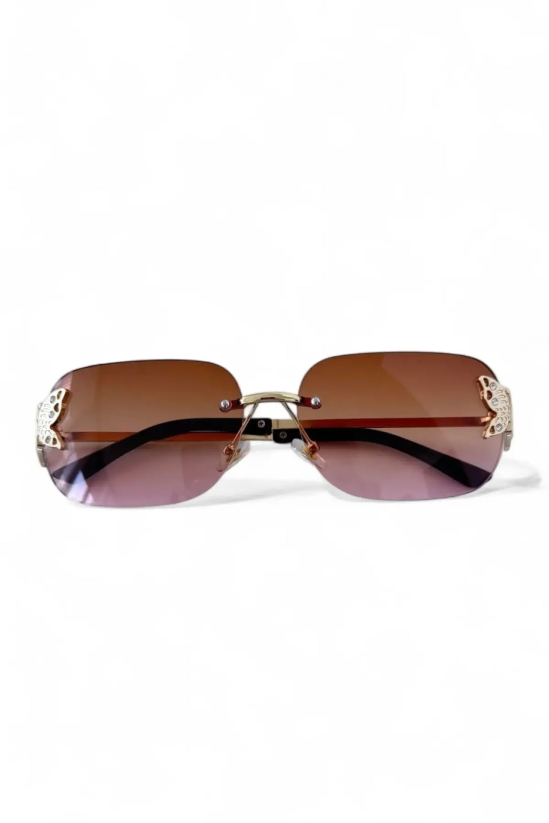 Mariposa Sunglasses - Brown Gold - sunglasses