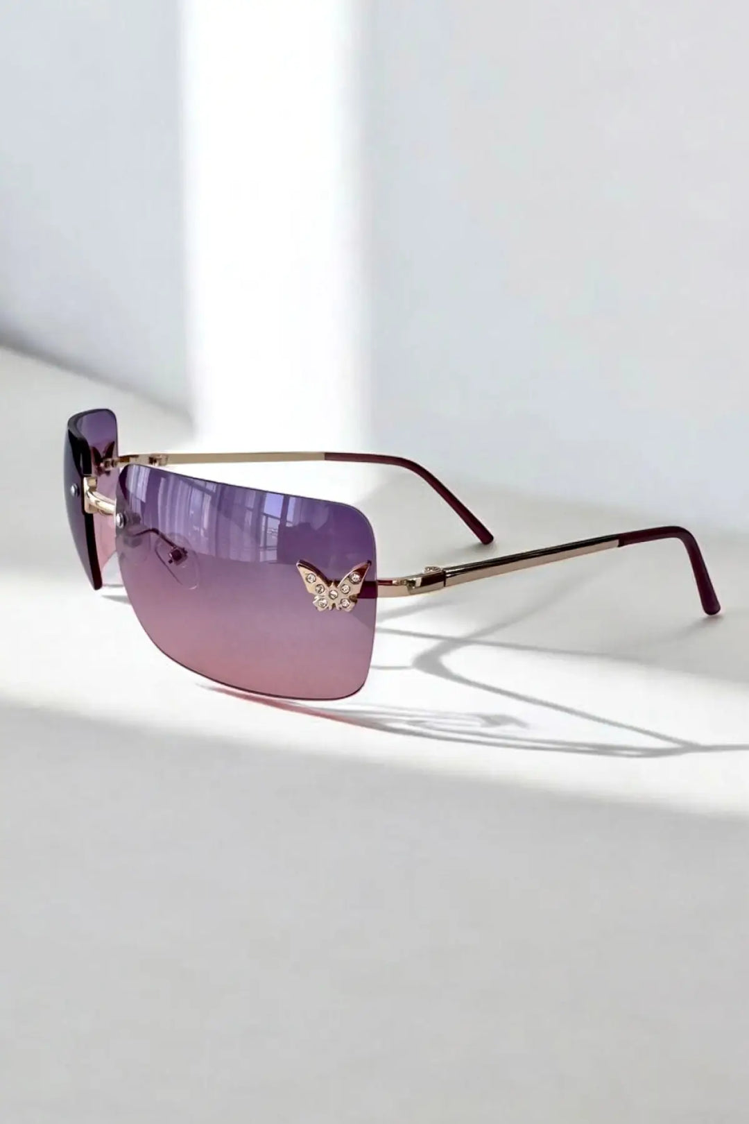 Papillon Black Sunglasses - sunglasses