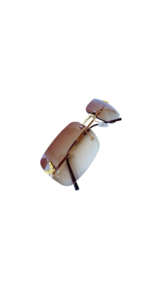 Papillon Blue Sunglasses