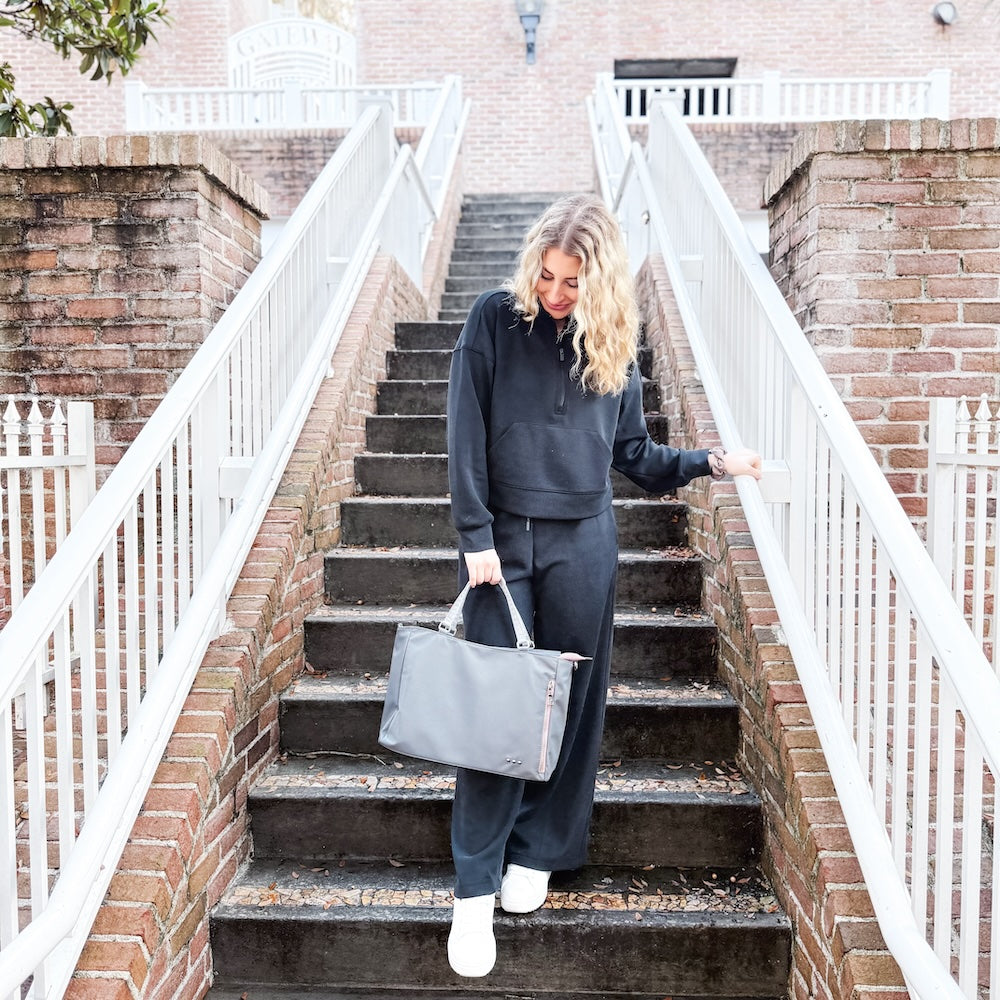 Nina Nylon Organizer Tote Bag