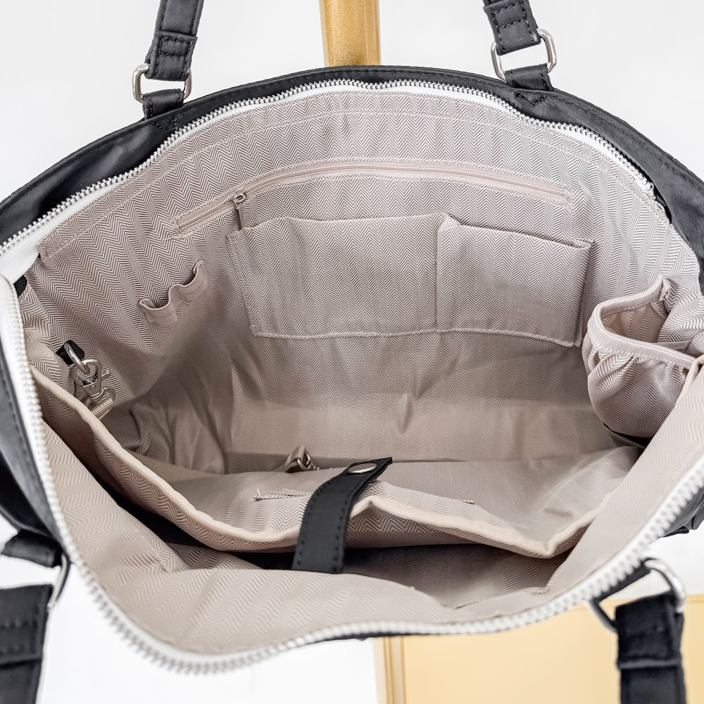 Nina Nylon Organizer Tote Bag
