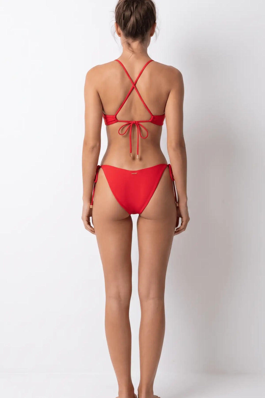 Camila Red Bikini Top - bikini top