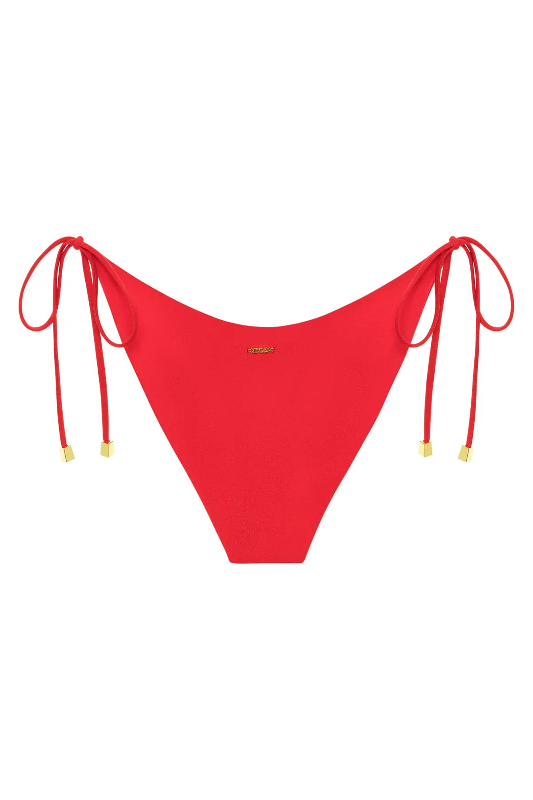 Camila Red Bikini Bottom - bikini bottom