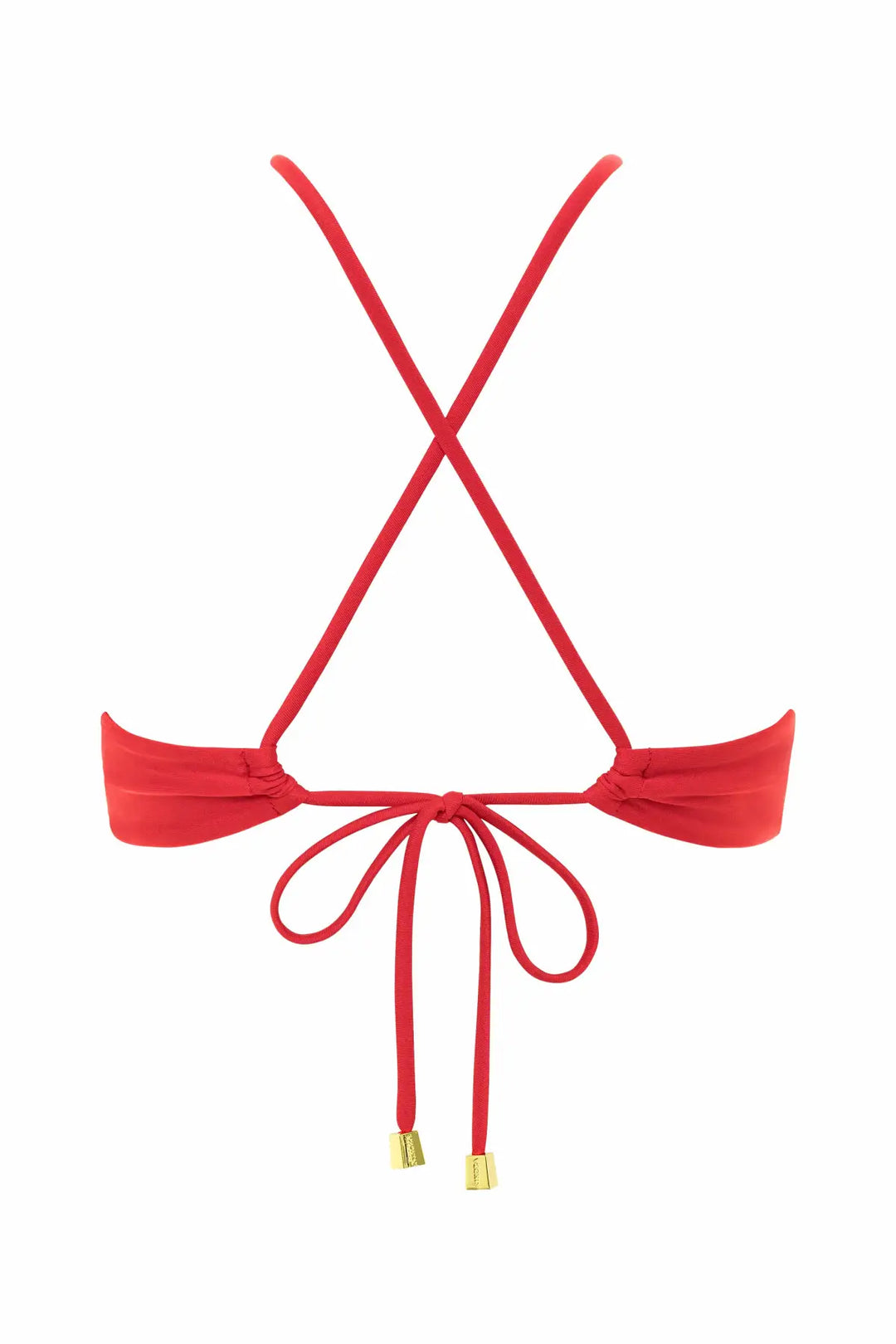 Camila Red Bikini Top - bikini top