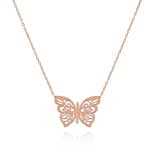 .925 Silver Papillon Butterfly Women&
