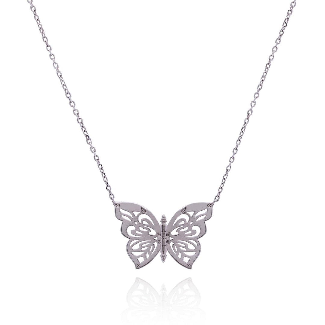 .925 Silver Papillon Butterfly Women&