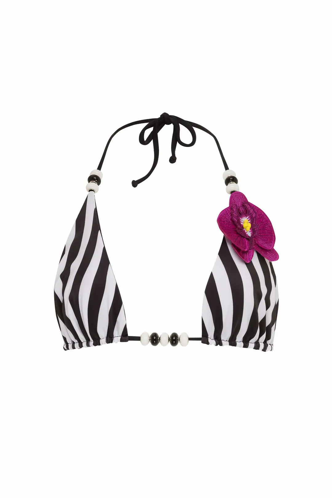 Lycaste Black Top - Stripe / XS