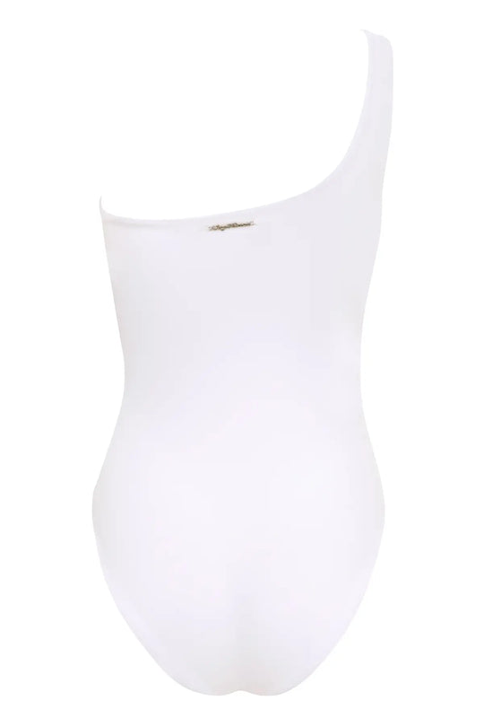 Vanda - StripeOne Shoulder Style Swimsuit - Swimwear