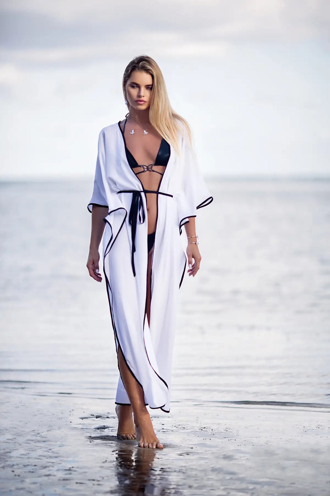 Key Largo cover up (long) - White / One Size - cover up
