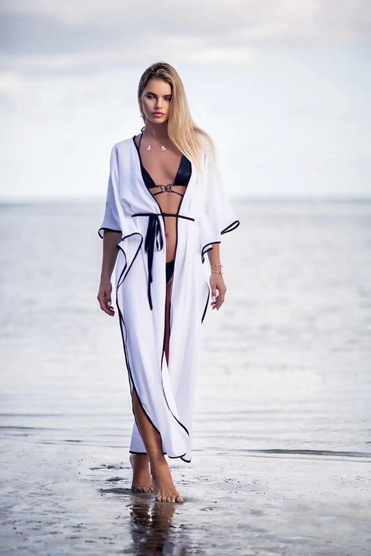 Key Largo cover up (long) - White / One Size - cover up