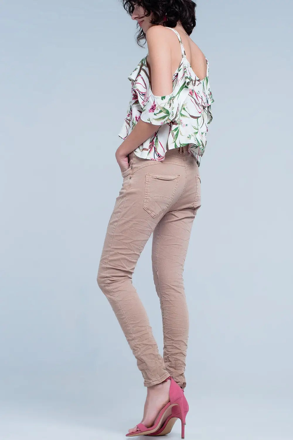 original boyfriend Jean Marron - Pantalons