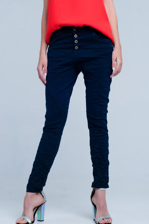 Q2 Original boyfriend jeans in navy