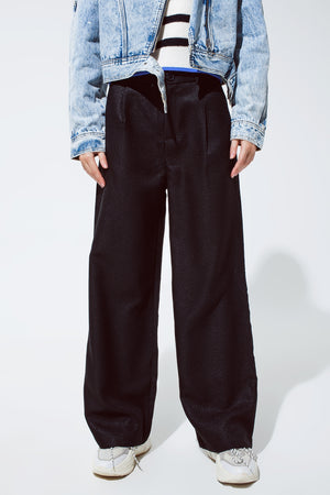 Q2 Oversized pantalon in black