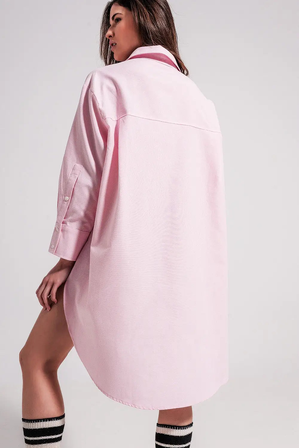 Oversized shirt in pink - Shirts
