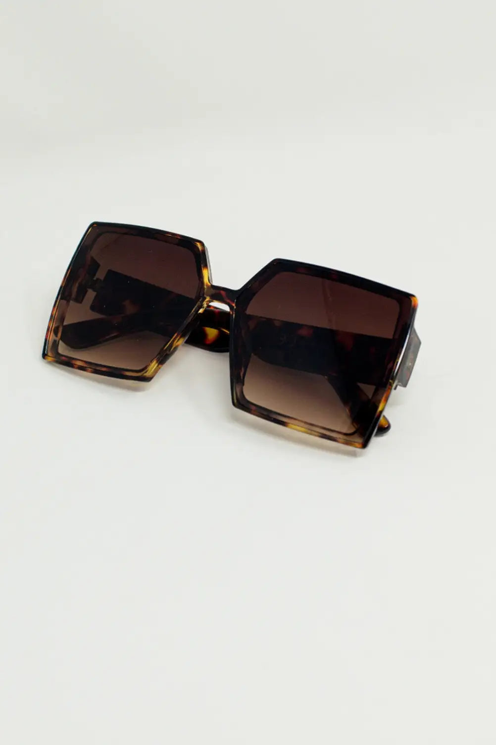 Oversized Square Sunglasses In brown - One Size / Brown