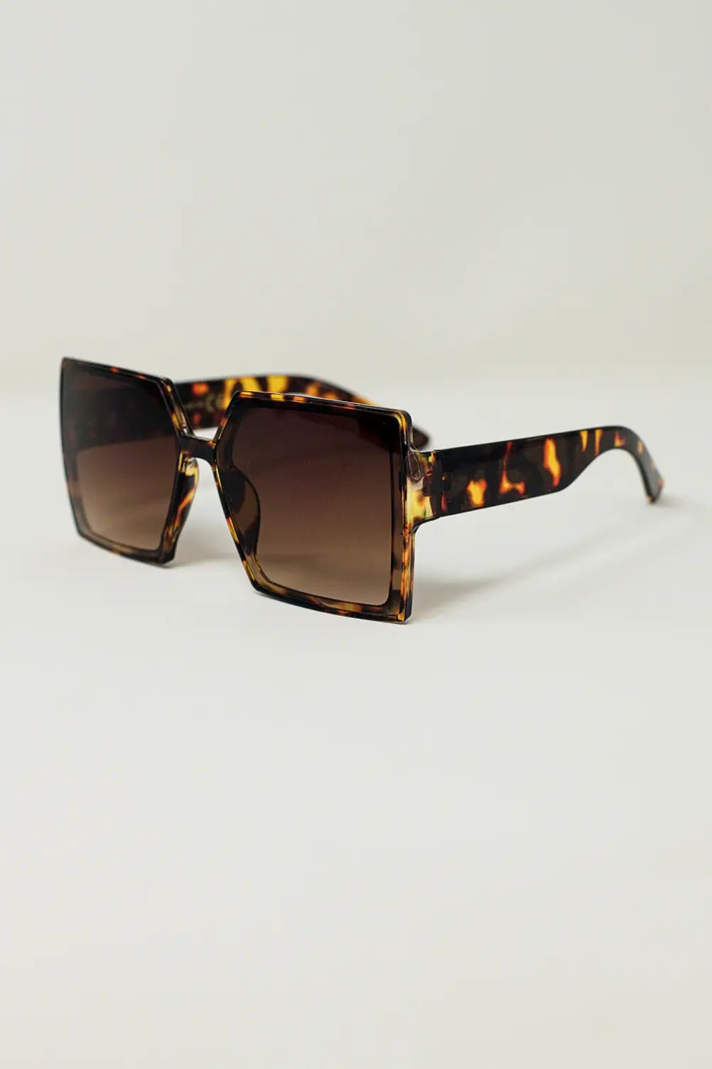 Oversized Square Sunglasses In brown - One Size / Brown