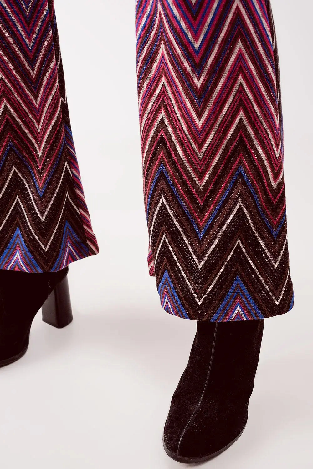 Pantalon à imprimé géo fuchsia - Pantalons