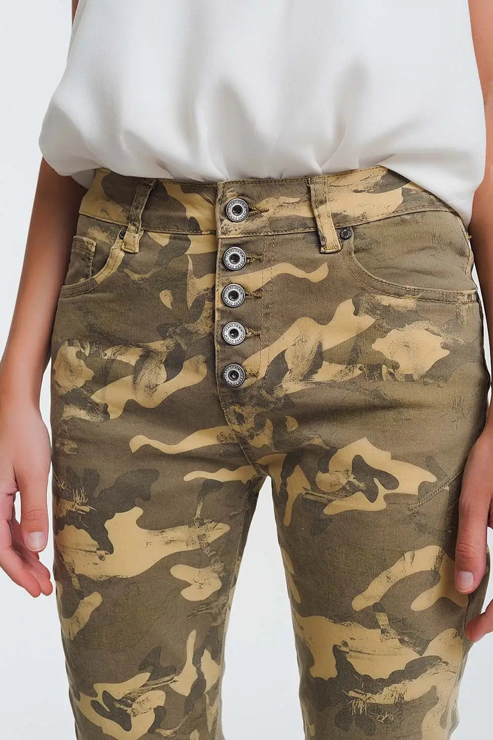 Pantalon fonctionnel à imprimé camouflage - Pantalons