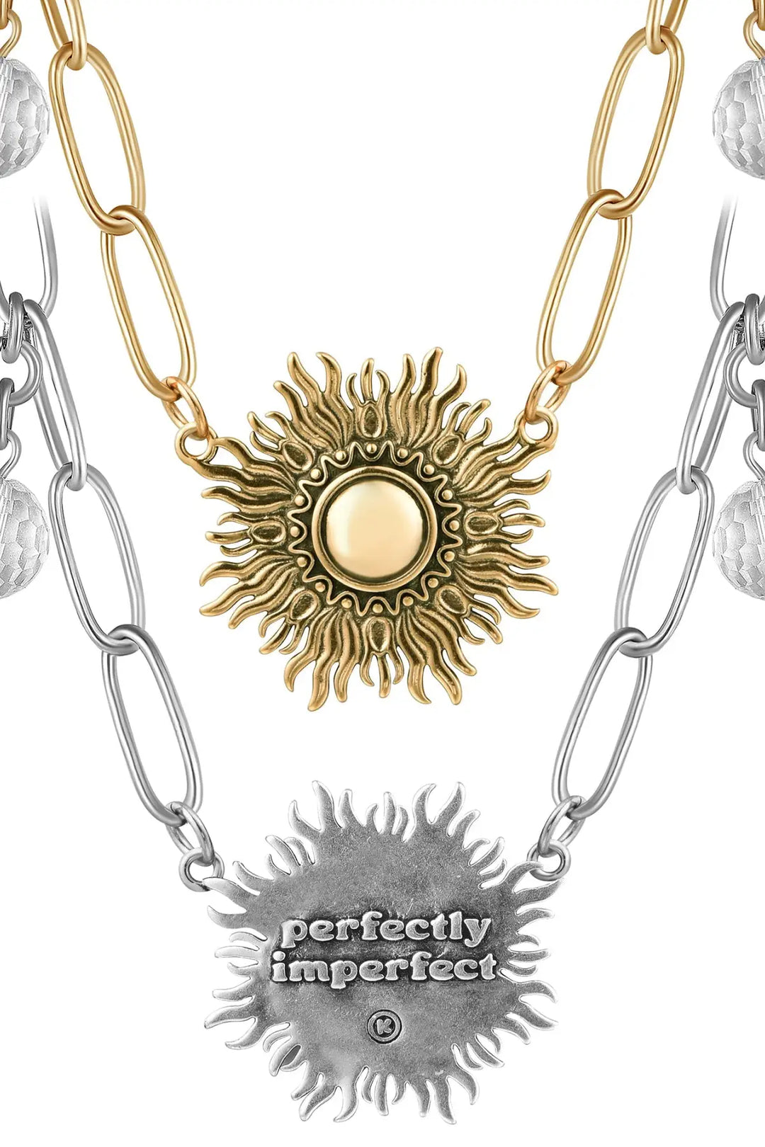 Perfectly Imperfect Starburst Long Chain Necklace - Long chain