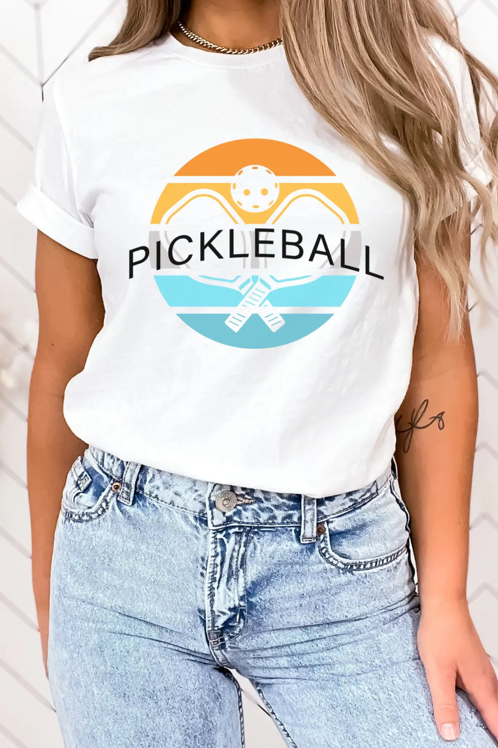 Pickleball Paddles Tee - Tops