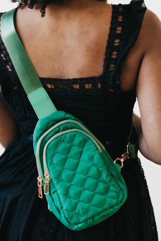 Pinelope Puffer Sling Bag - Bum Bag