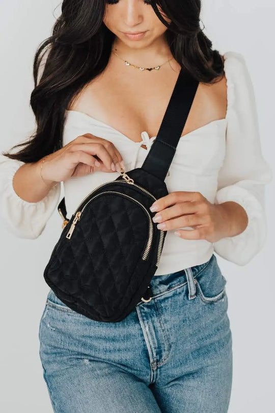 Pinelope Puffer Sling Bag - Bum Bag