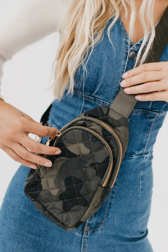 Pinelope Puffer Sling Bag - Bum Bag