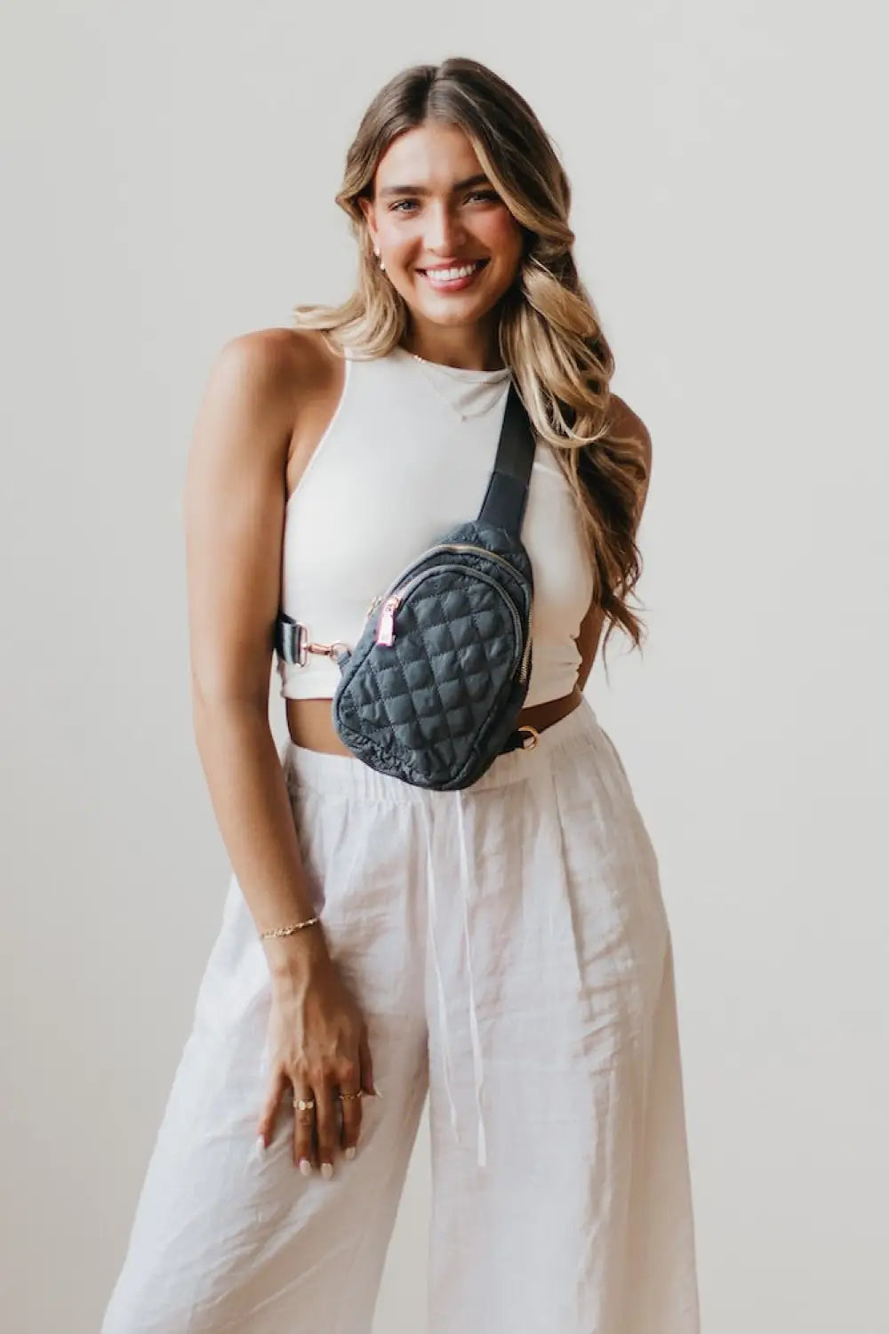 Pinelope Puffer Sling Bag - Bum Bag