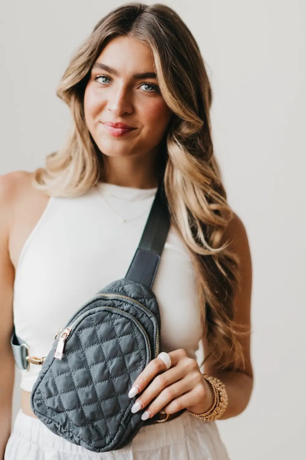 Pinelope Puffer Sling Bag - Bum Bag