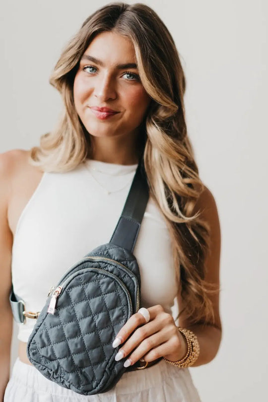 Pinelope Puffer Sling Bag - Bum Bag