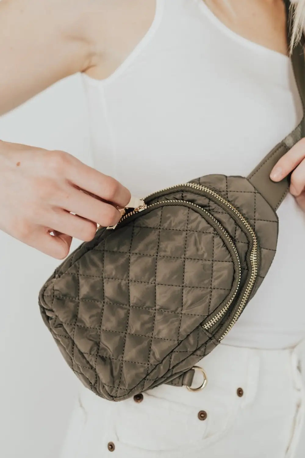 Pinelope Puffer Sling Bag - Bum Bag