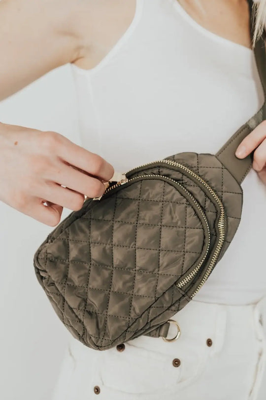 Pinelope Puffer Sling Bag - Bum Bag