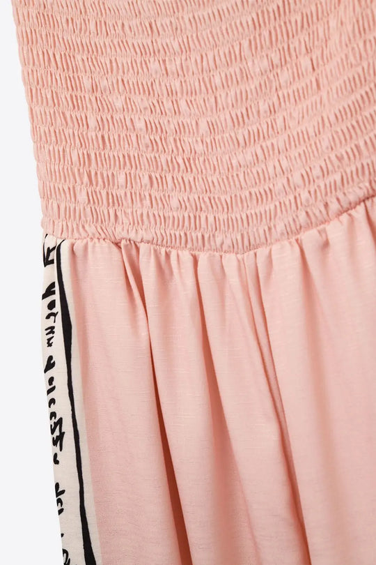 pink summer watercolor print jumpsuit - Dresses