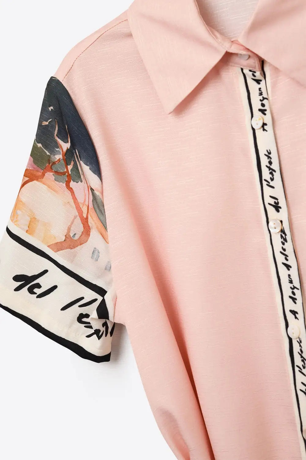 pink summer watercolor print maxi dress - Dresses