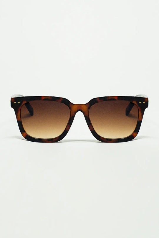 Q2 Polarised Sunglasses Brown Lens