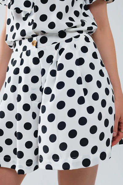 Polka dot Shorts with pockets - Pants