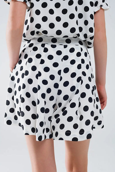 Polka dot Shorts with pockets - Pants