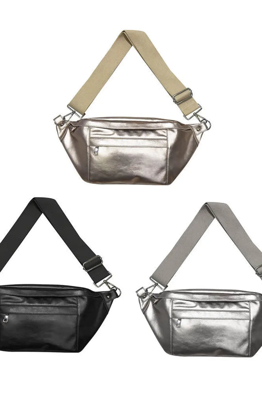 Marley Metallic Oversized Bum Bag - Bum Bag