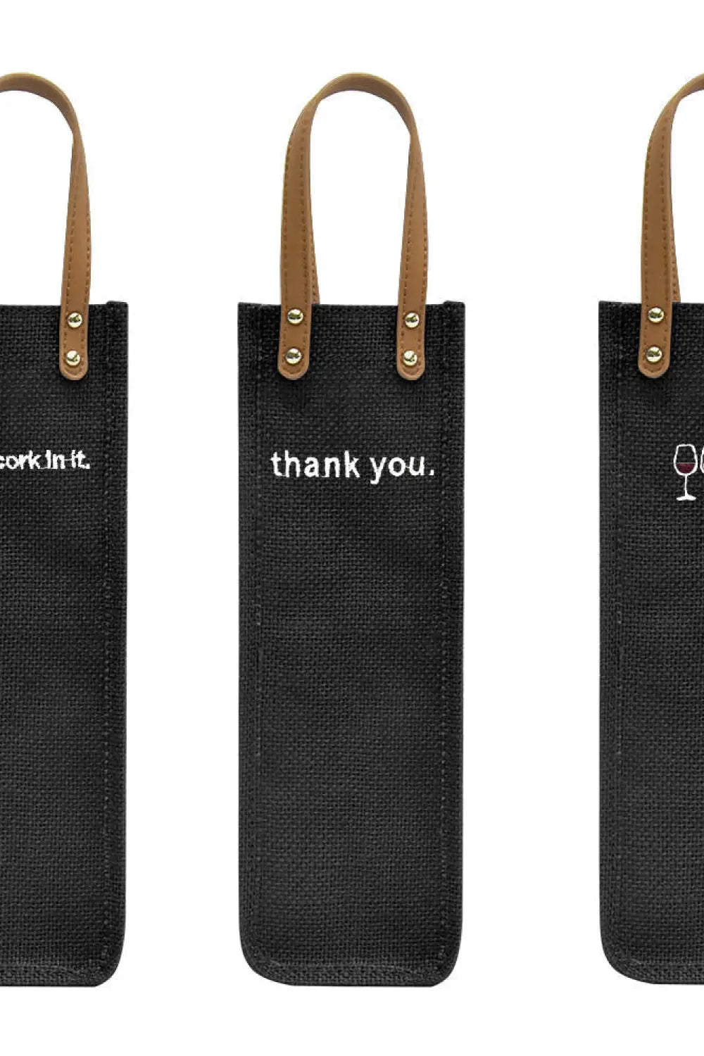 Gifted Canvas Reusable Wine Tote - Pouch