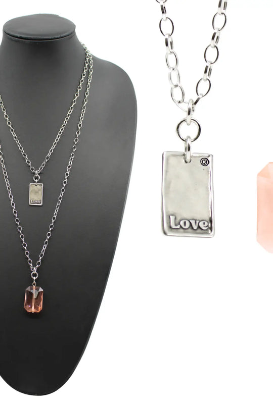 Love Heart Original Lite Necklace - Silver - original lite