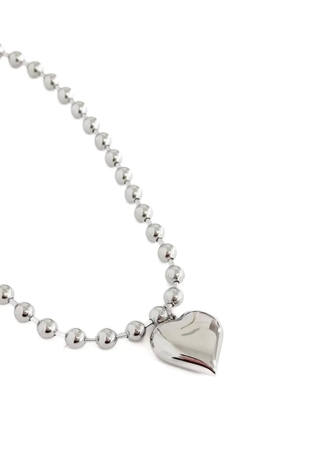 Harmony Heart Necklace - WATERPROOF - Silver - Necklace